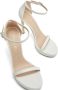Stuart Weitzman Nudist Disco Hoge Hak Sandalen White Dames - Thumbnail 2