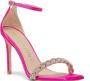 Stuart Weitzman Fuchsia satijnen flamingo sandalen Roze Dames - Thumbnail 3