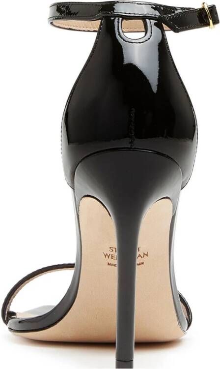 Stuart Weitzman Nudistcurve 100 Sandal Black Dames