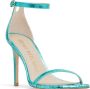 Stuart Weitzman Nudistcurve 100 Sandaal Blue Dames - Thumbnail 2