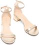 Stuart Weitz Nudistcurve 35 Block-Heel Suede Sandal - Thumbnail 2