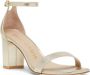 Stuart Weitzman Nudistcurve 75 Block Sandal Beige Dames - Thumbnail 2