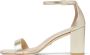 Stuart Weitzman Nudistcurve 75 Block Sandal Beige Dames - Thumbnail 3