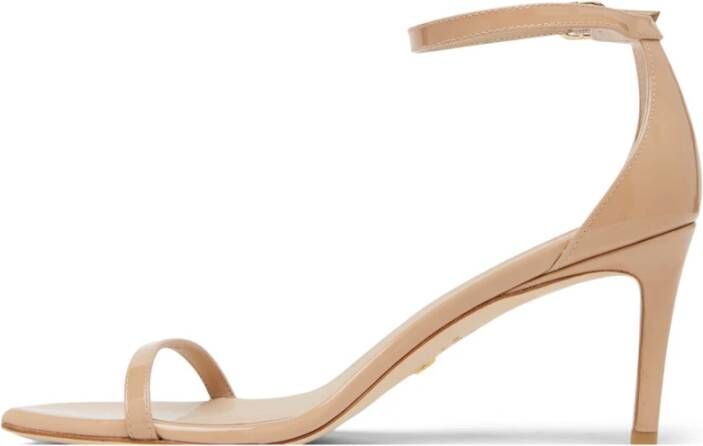 Stuart Weitzman Nudistcurve 75 Sandal Beige Dames