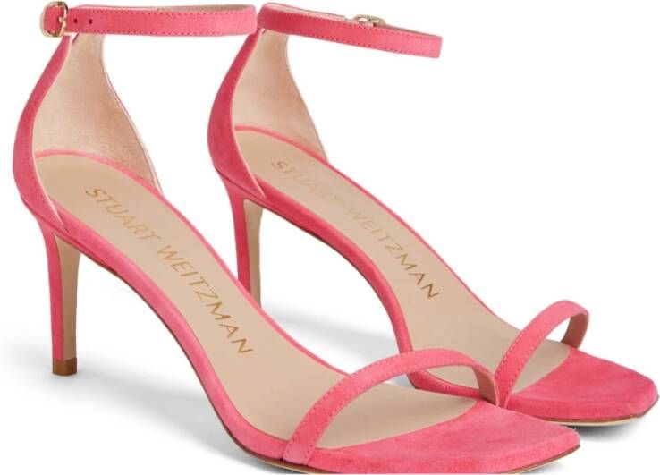 Stuart Weitzman Nudistcurve 75 Sandaal Black Dames