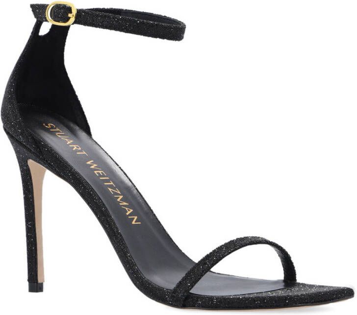 Stuart Weitzman Nudistcurve hakken sandalen Zwart Dames