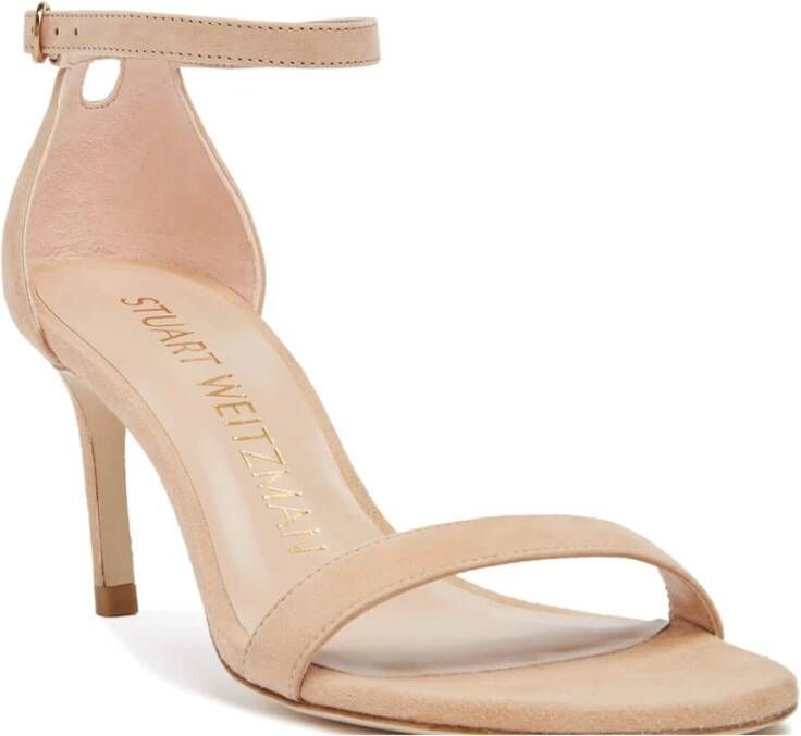 Stuart Weitzman Nunakedstraight Sandaal Beige Dames