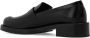 Stuart Weitzman Stoere zwarte leren loafers Black Dames - Thumbnail 8