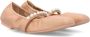 Stuart Weitzman Parel Versierde Ballet Flats Poudre Beige Dames - Thumbnail 2