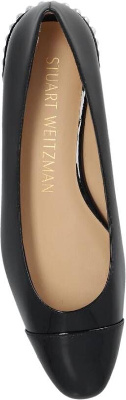 Stuart Weitzman Parelglanzende balletflats Black Dames