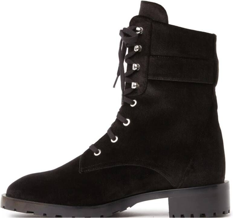 Stuart Weitzman Pearl Buckle Boots Zwart Dames