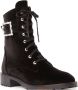 Stuart Weitzman Pearl Buckle Boots Zwart Dames - Thumbnail 3