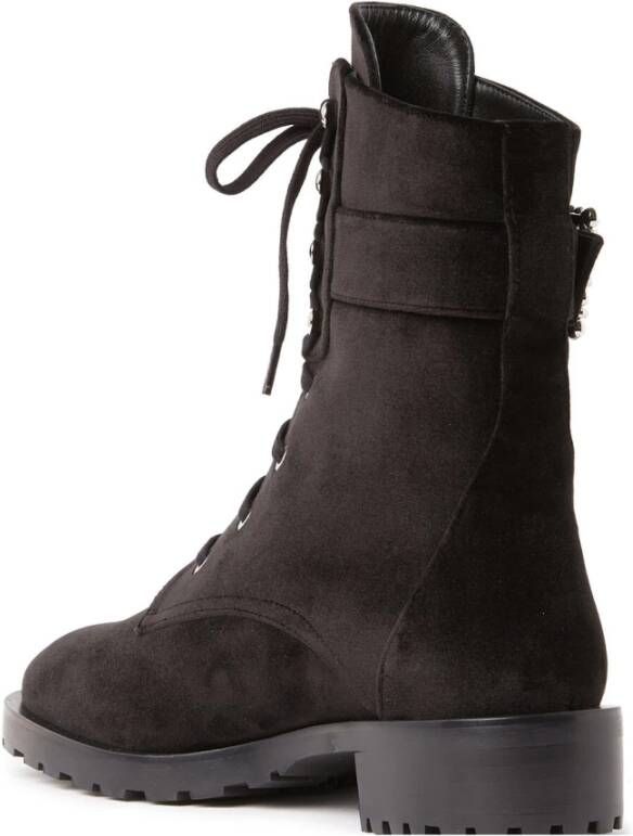 Stuart Weitzman Pearl Buckle Boots Zwart Dames