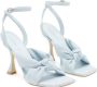 Stuart Weitzman Playa Ankle Strap 100 Sandal Blauw Dames - Thumbnail 2