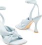 Stuart Weitzman Playa Ankle Strap 100 Sandal Blauw Dames - Thumbnail 4