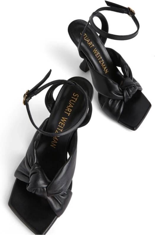 Stuart Weitzman Playa Ankle Strap 100 Sandal Zwart Dames