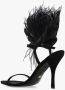 Stuart Weitzman Pluim sandalen met veren hakken Zwart Dames - Thumbnail 5