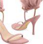 Stuart Weitzman Plume 100 Sandaal met Veren Details Pink Dames - Thumbnail 9