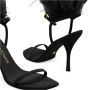 Stuart Weitzman Pluim sandalen met veren hakken Zwart Dames - Thumbnail 9