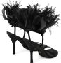 Stuart Weitzman Pluim sandalen met veren hakken Zwart Dames - Thumbnail 10