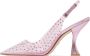 Stuart Weitzman Glam XCurve Slingback Pumps Pink Dames - Thumbnail 4