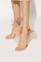 Stuart Weitzman Plume 100 Sandaal met Veren Details Pink Dames - Thumbnail 2