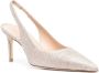 Stuart Weitzman Zilveren Leren Slingback met Stiletto Hak Gray Dames - Thumbnail 3