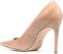 Stuart Weitzman Extravagante Puntige Pomp Beige Dames - Thumbnail 3
