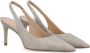 Stuart Weitzman Glitter Slingback Stiletto Heel Pumps Beige Dames - Thumbnail 2