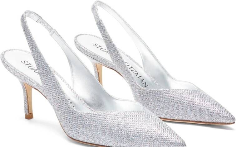 Stuart Weitzman EVA 75 Slingback Gray Dames