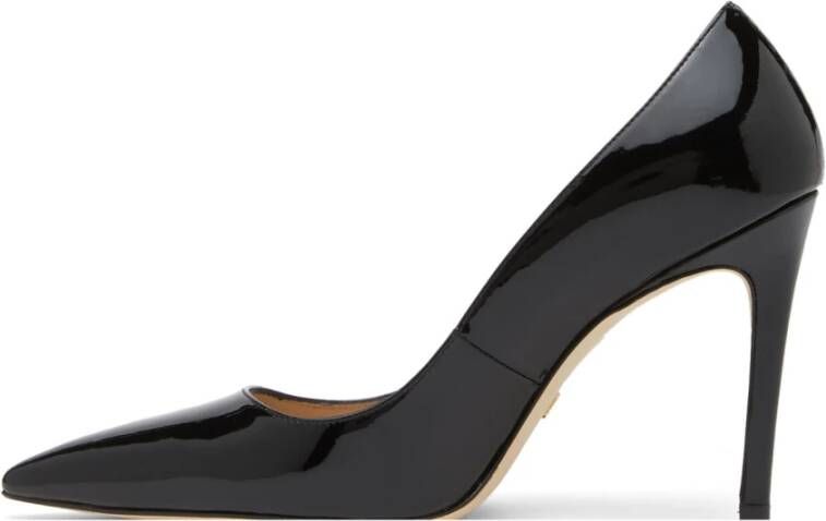 Stuart Weitzman Hoge hakken Pointed-Toe Black Pumps With Mid-Height Stiletto H in zwart - Foto 4