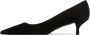 Stuart Weitzman Elegante Suède Kitten Pump Black Dames - Thumbnail 3