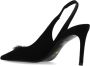 Stuart Weitzman Pumps & high heels Stuart Crystal Fleur 85 Slingback in zwart - Thumbnail 6