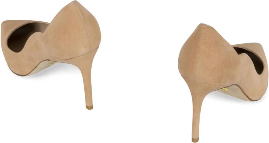 Stuart Weitzman Puntige Neus Suède Stiletto Hakken