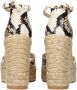 Stuart Weitz Python Print Sleehak Sandalen met Gesp - Thumbnail 2