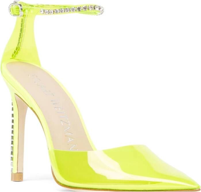 Stuart Weitzman RiemPumps Geel Dames