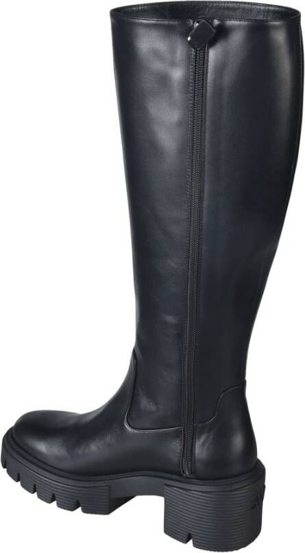 Stuart Weitzman Ritslaarzen Effen kleur Black Dames