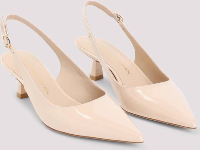 Stuart Weitzman Roze & Paarse Lakleren Pumps