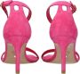 Stuart Weitz Roze Leren Hoge Hak Sandaal - Thumbnail 2