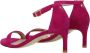 Stuart Weitz Roze leren sandaal met middelhoge hak - Thumbnail 2