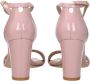Stuart Weitz Roze leren stiletto hak sandalen - Thumbnail 3