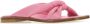 Stuart Weitzman Roze nappa lederen playa slippers Roze Dames - Thumbnail 3