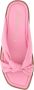 Stuart Weitzman Roze nappa lederen playa slippers Roze Dames - Thumbnail 4