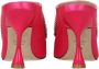 Stuart Weitz Roze Satijnen Strass Sandalen - Thumbnail 2