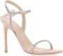 Stuart Weitzman Roze suede gemcut 100 sandalen Roze Dames - Thumbnail 2