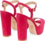Stuart Weitzman Ryder 95 Platform Sandal Roze Dames - Thumbnail 4