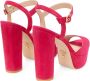 Stuart Weitzman Diamanten Gesp Plateau Sandaal Pink Dames - Thumbnail 4