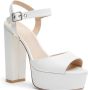 Stuart Weitzman Ryder 95 Platform Sandal White Dames - Thumbnail 2