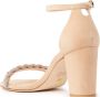 Stuart Weitzman Sandaal met Kristallen Versiering en Hoogglans - Thumbnail 2