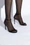 Stuart Weitzman Zwarte leren Nudist sandalen 10cm hak Black Dames - Thumbnail 4